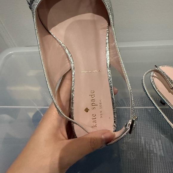 Kate Spade Silver Slingback - Picture 5 of 6